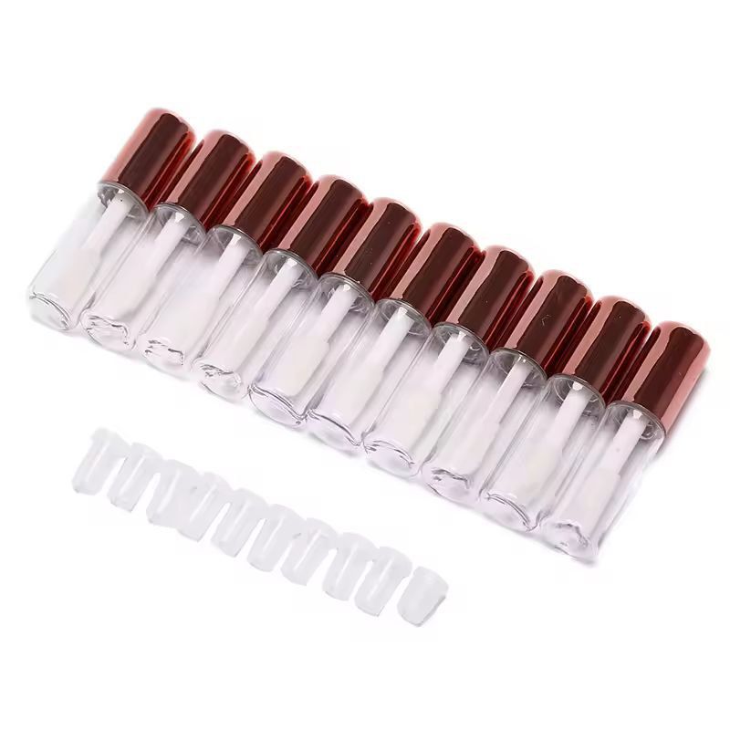 Customizable 10-Pack Empty Lip Balm & Lipstick Tubes – DIY Cosmetic Containers with Cap