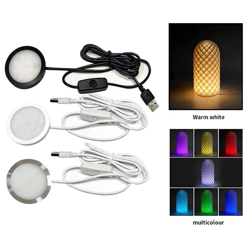Adjustable DIY LED Lamp Kit – Compact LED Model Light Kit with Warm & Cold Lighting