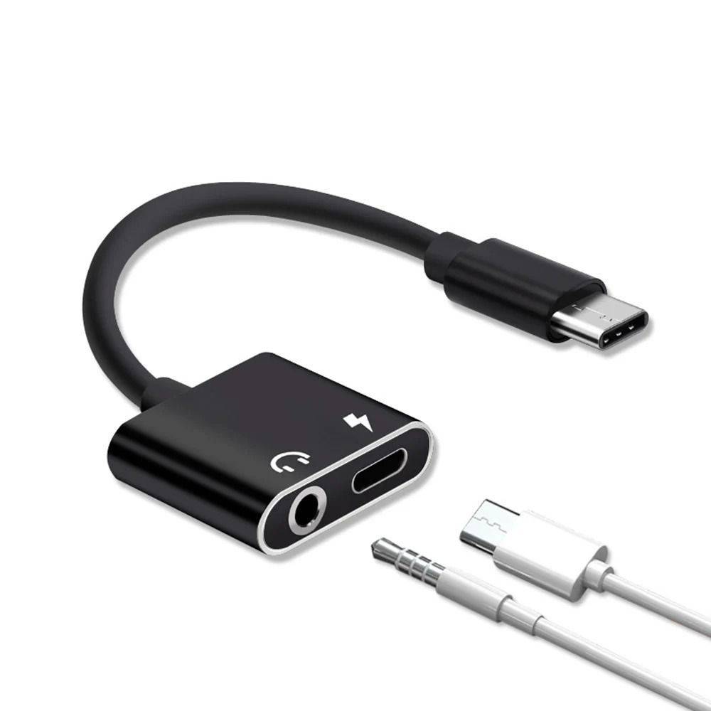2-in-1 USB-C to 3.5mm Audio & Power Splitter