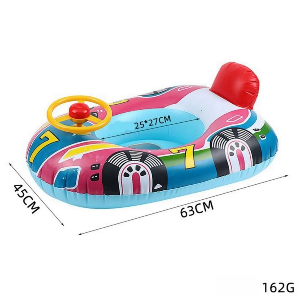 Baby Swimming Pool Float Car Design Inflatable Toddler Swim Ring