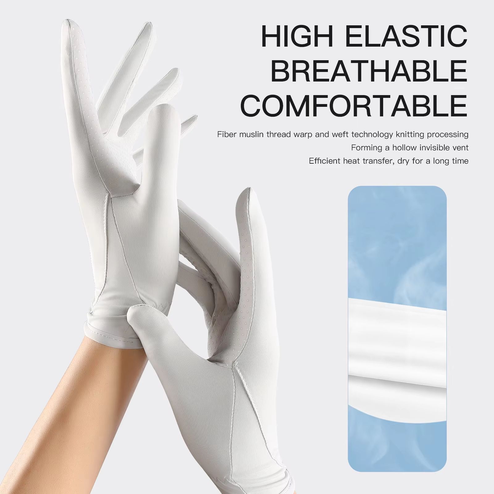 ProCool Ice Silk UV Protection Driving and Fishing Gloves