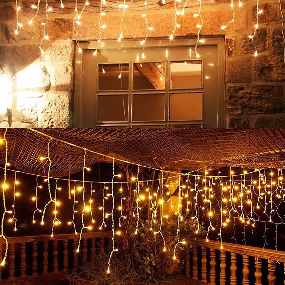 Solar LED String Lights, Waterproof Outdoor Garden Fairy Twinkle Lights, Christmas Party Decor, Waterproof