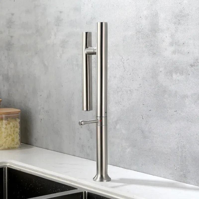 304 Stainless Steel Folding Kitchen Sink Faucet