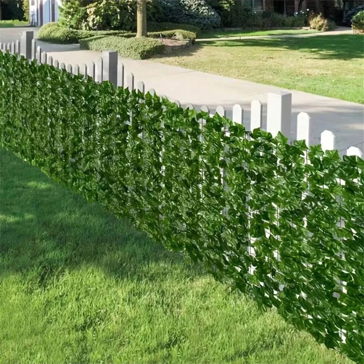 Artificial Ivy Privacy Fence Wall Screen UV Resistant for Garden Decor
