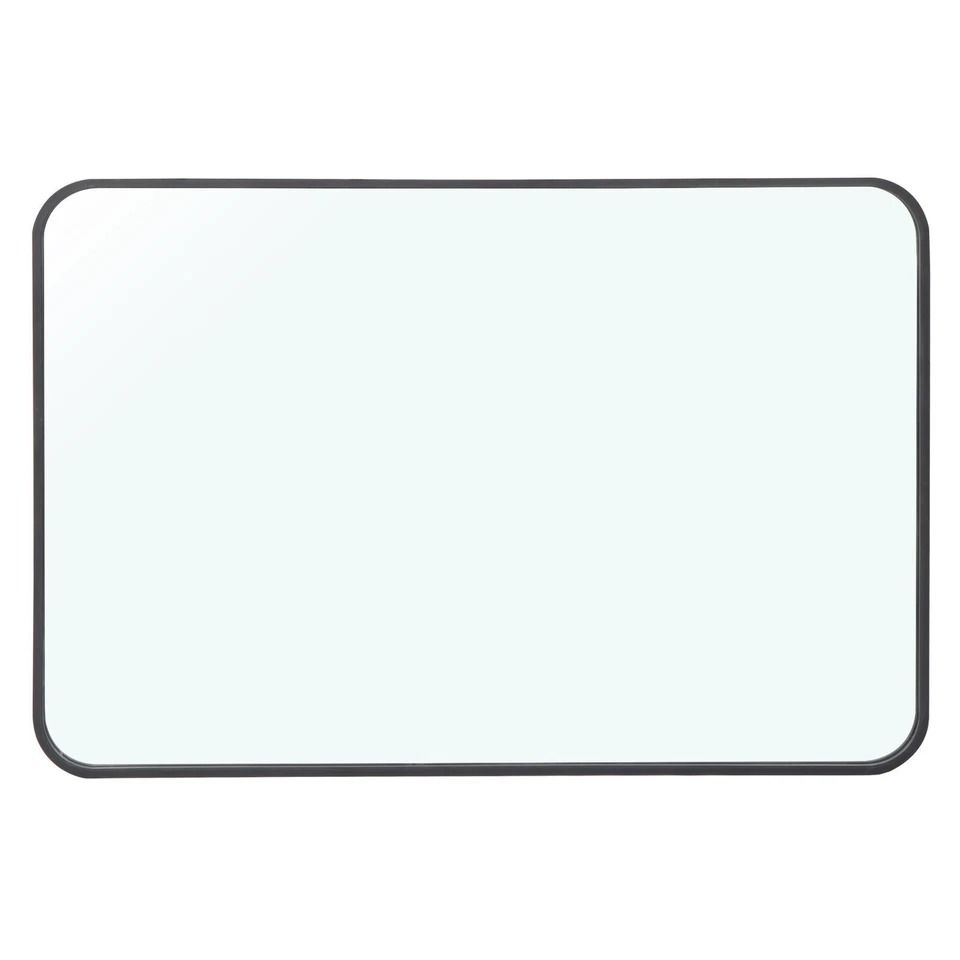 Modern Metal Frame Rectangular Bathroom Wall Mirror for Stylish Spaces