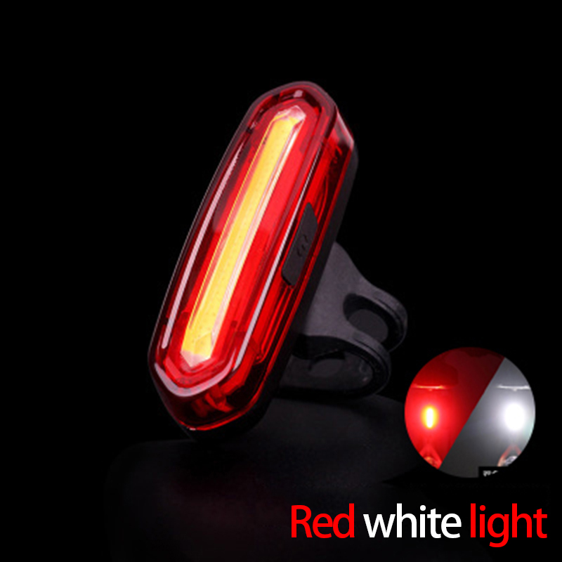 Bright USB Rechargeable Cycling Tail Light LED Rear Bike Safety Light