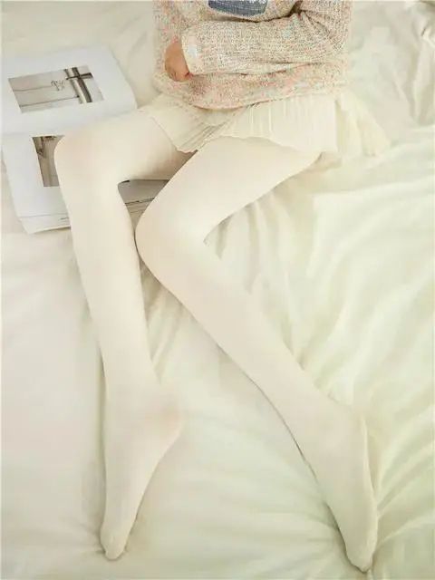 Womens Velvet Lolita Dance Tights Pantyhose