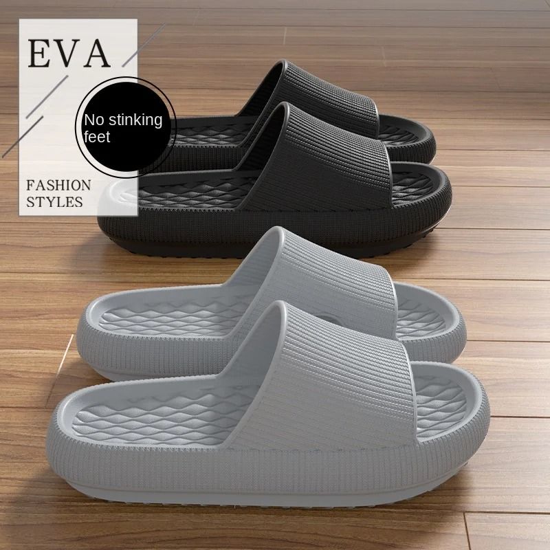 Womens Thick Platform Cloud Slippers Soft EVA Pillow Slides