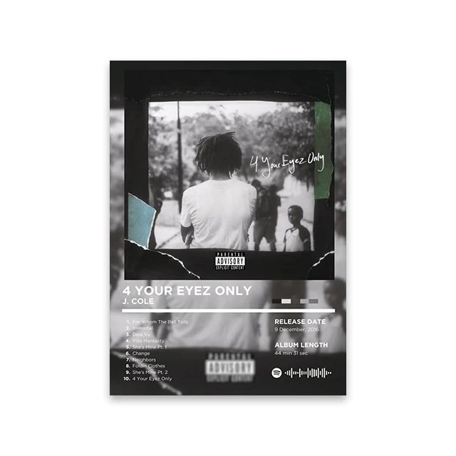 Retro Rap Album Cover Canvas Poster Music Wall Art Print