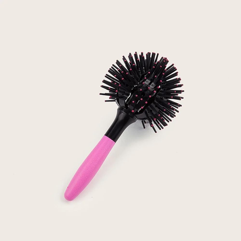 3D Round Hair Brush Detangling Ball Hairbrush for Styling and Blow Drying