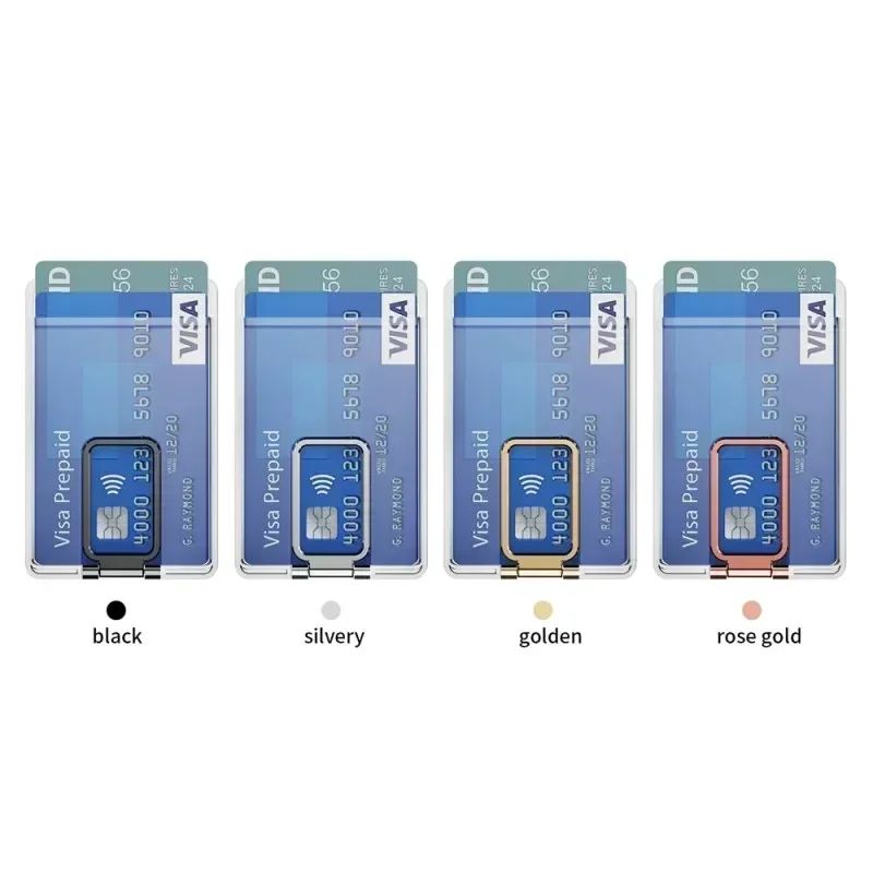 Clear Magnetic Card Holder Wallet Case