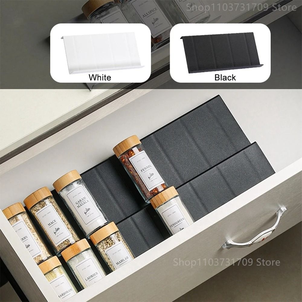 4-Layer Adjustable Spice Drawer Organizer | Professional Cabinet & Pantry Finishing System