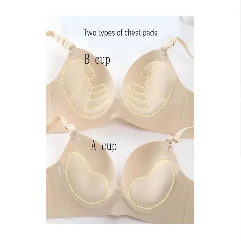 Womens Seamless Sexy Push-Up Bralette Wireless Breathable Lingerie