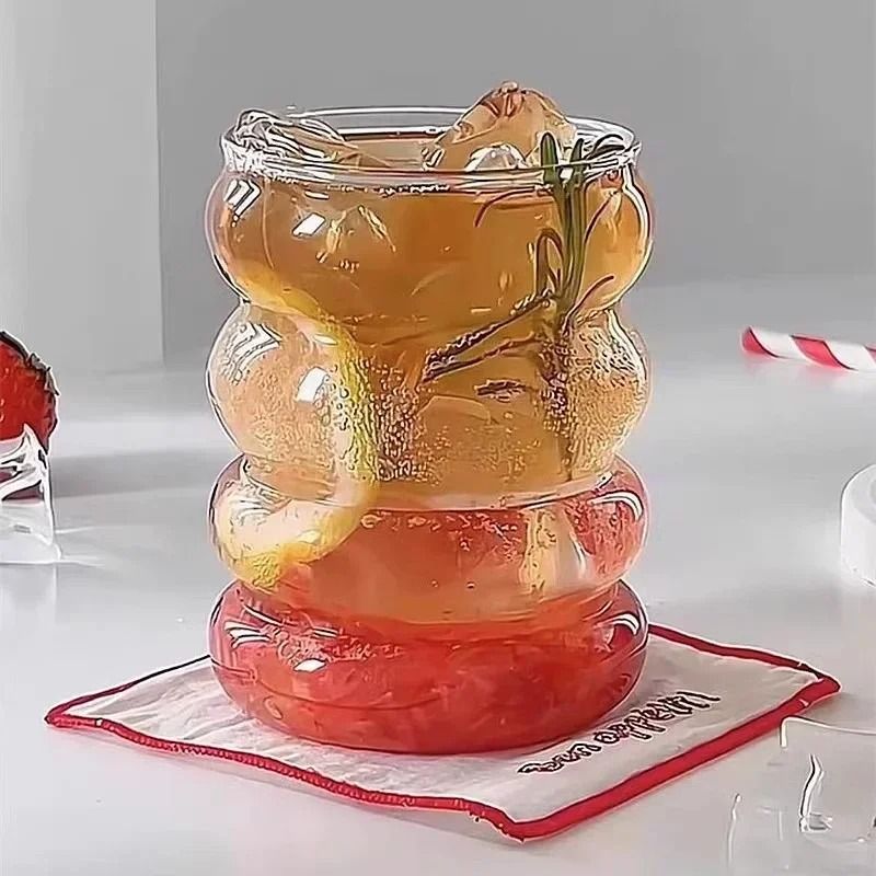 Pure Clarity Four Circle Glass Cup
