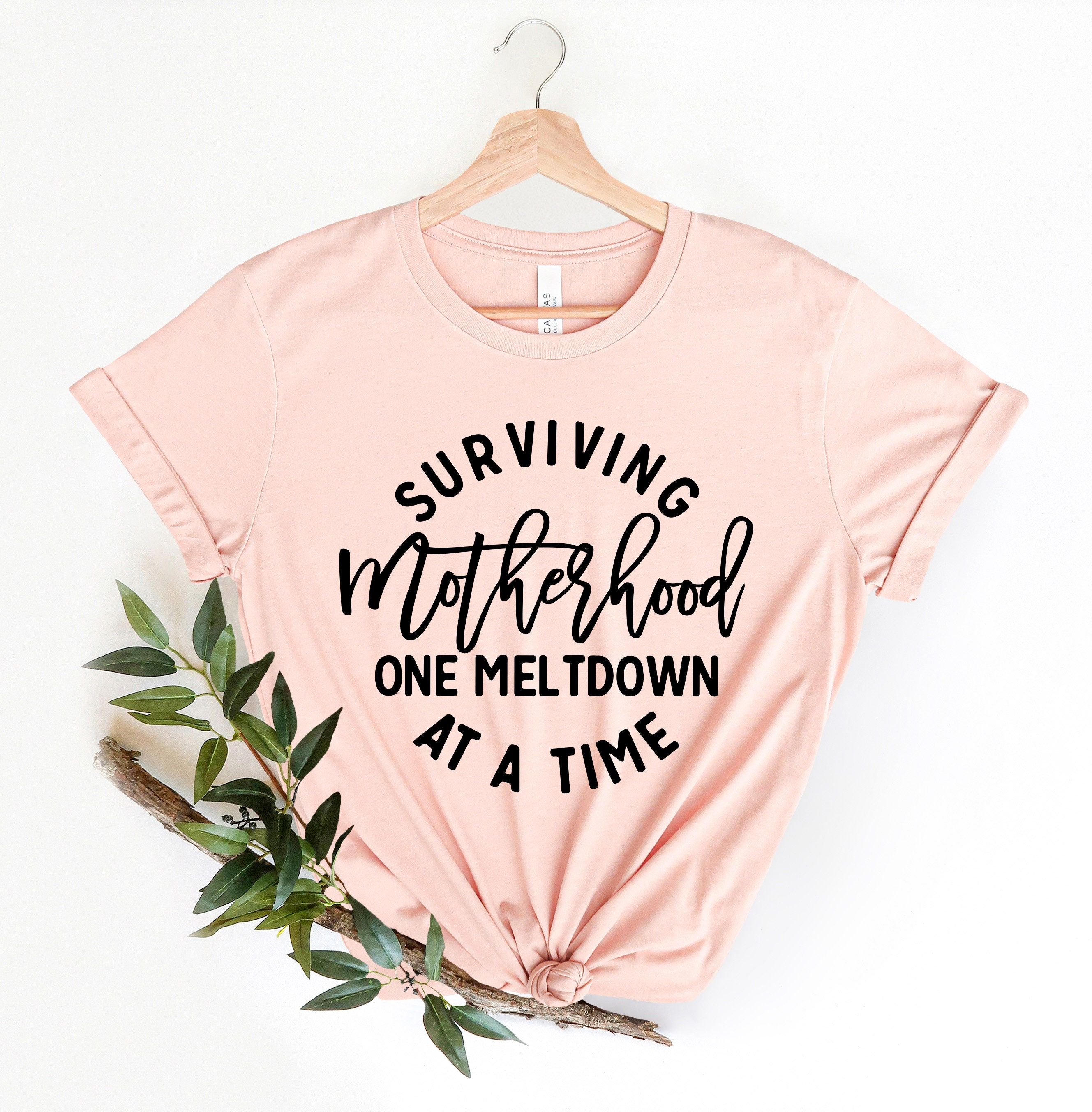 Surviving Motherhood Shirt Funny Mom Life Tee Mothers Day Gift
