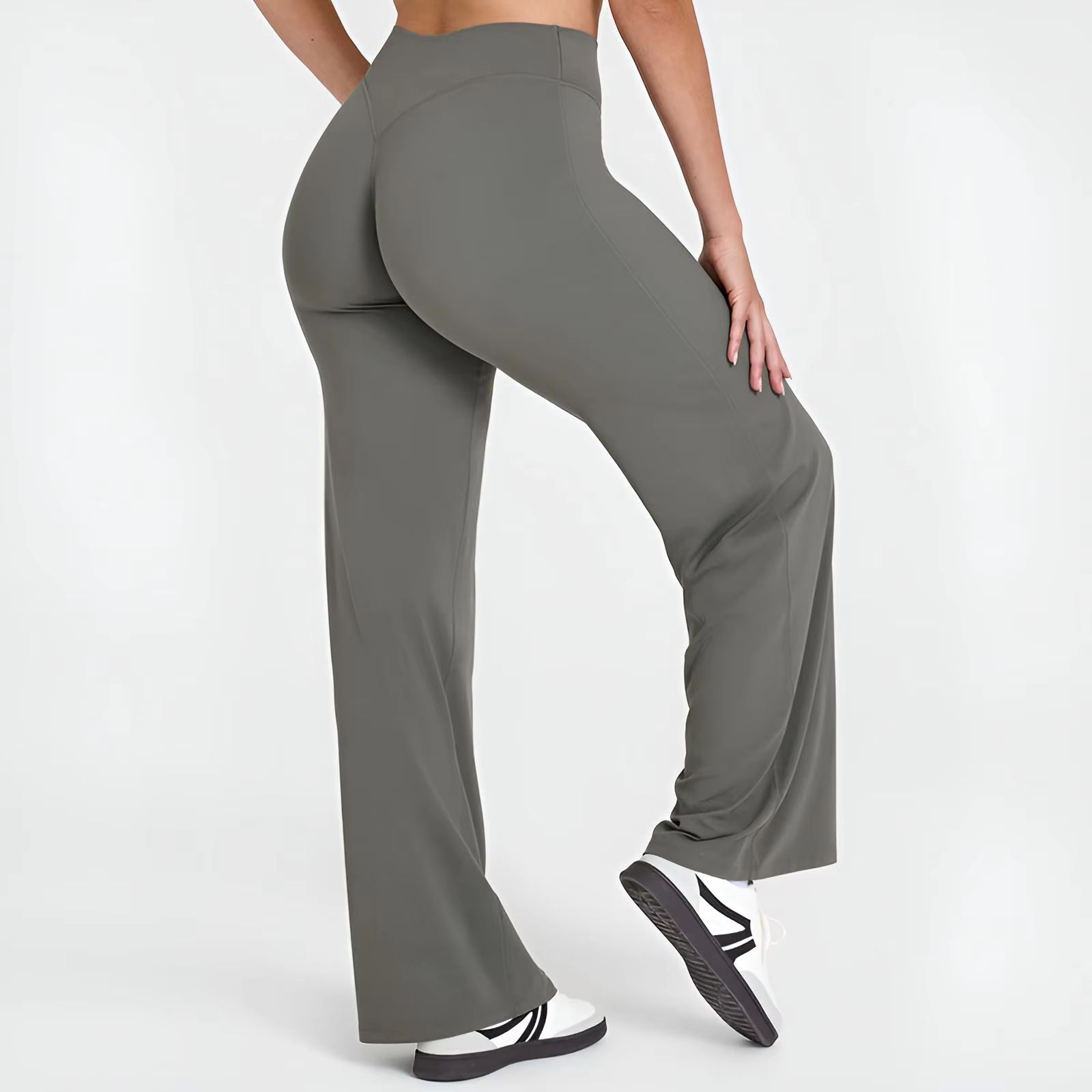 ButterSoft Women's Straight-Leg Yoga Pants – Mid-Waist Active & Lounge Trousers