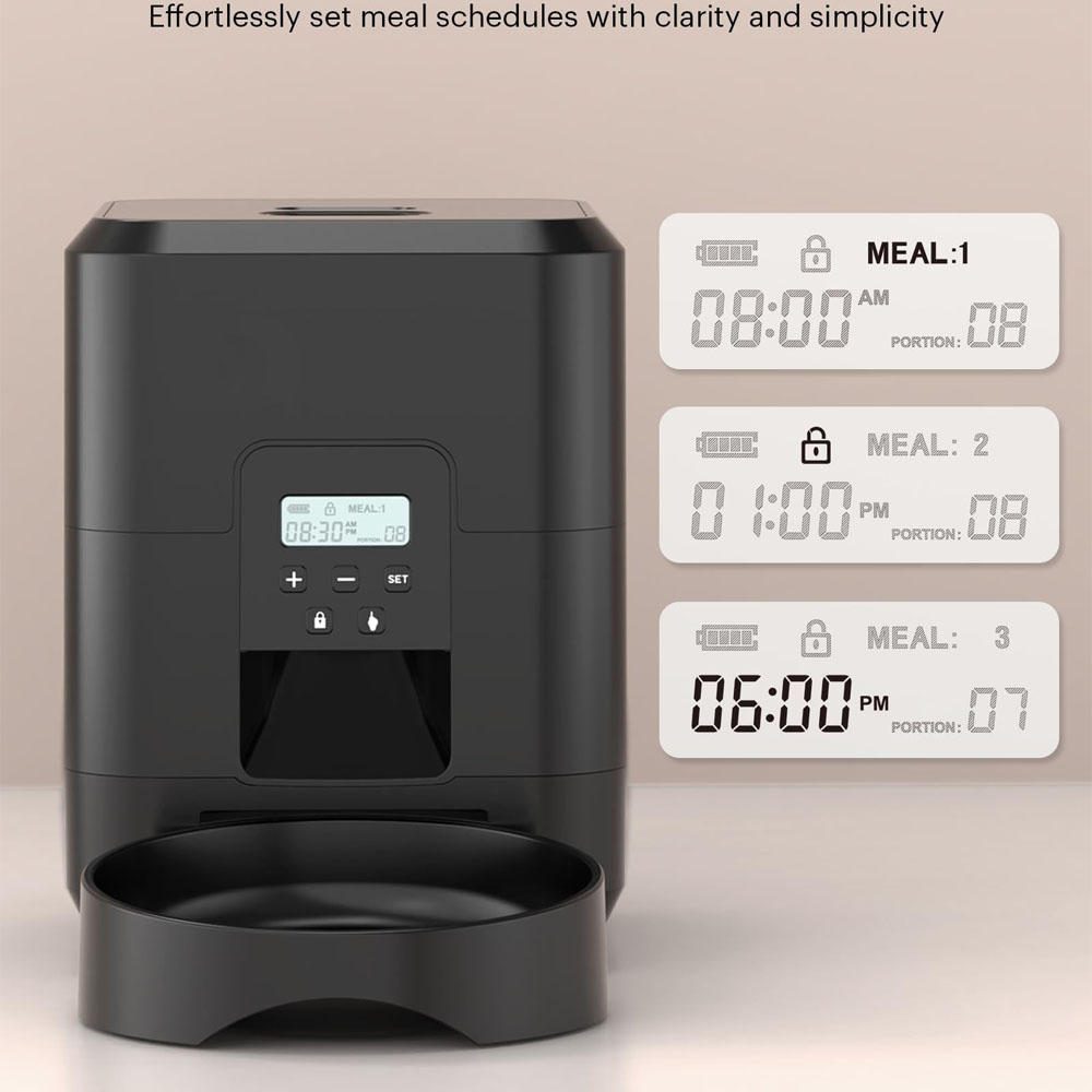 Smart Pet Feeder Automatic Cat Feeder, Dog Slow Food Machine, Timed Quantitative Dispenser