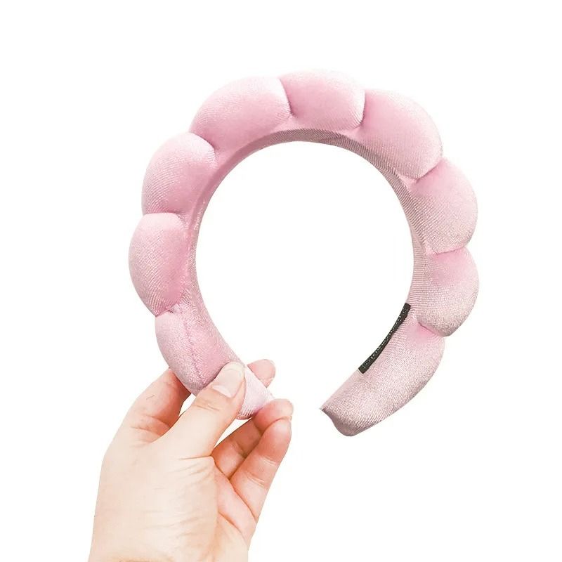 Velvet High Top Braided Hair Band – Soft Padded Headband for Women
