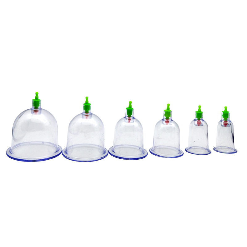 Vacuum Cupping Set with Pumping Gun Anti-Cellulite, Detox, and Massage Therapy