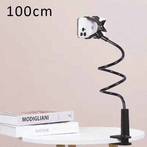 FlexClip 360° Phone Holder Stand – Adjustable Desk Mount & Lazy Mobile Phone Bracket