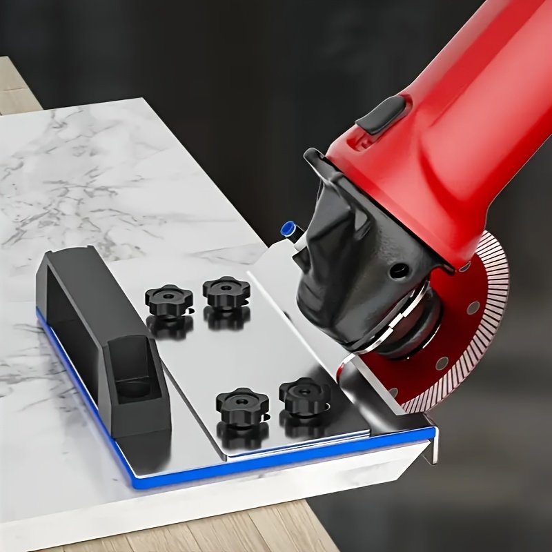 Angle Grinder Stand for Chamfer Cuts, Universal Tile Cutting Holder, Precision Cutting Tool