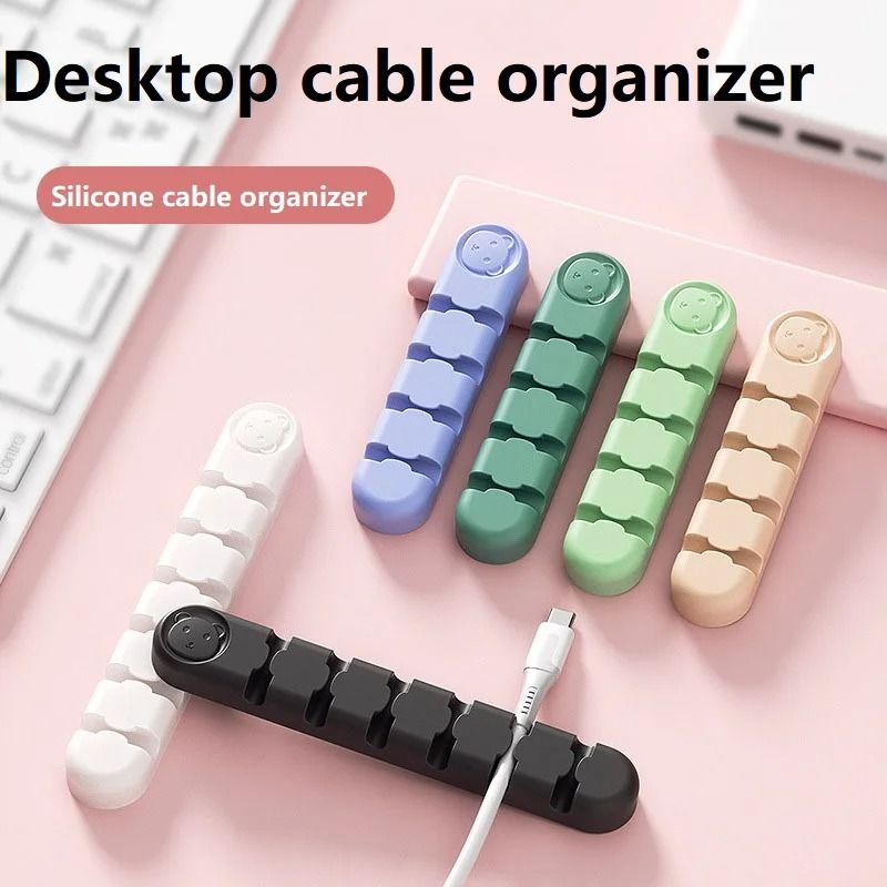 ZMLXQ03 Desk Tidy Organizer – High-Performance Cute Cable Holder & Desktop Cord Protector