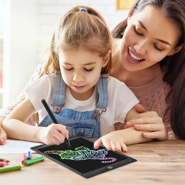 LCD Writing Tablet Drawing Board, Montessori Educational Toy & Magic Blackboard Gift for Kids