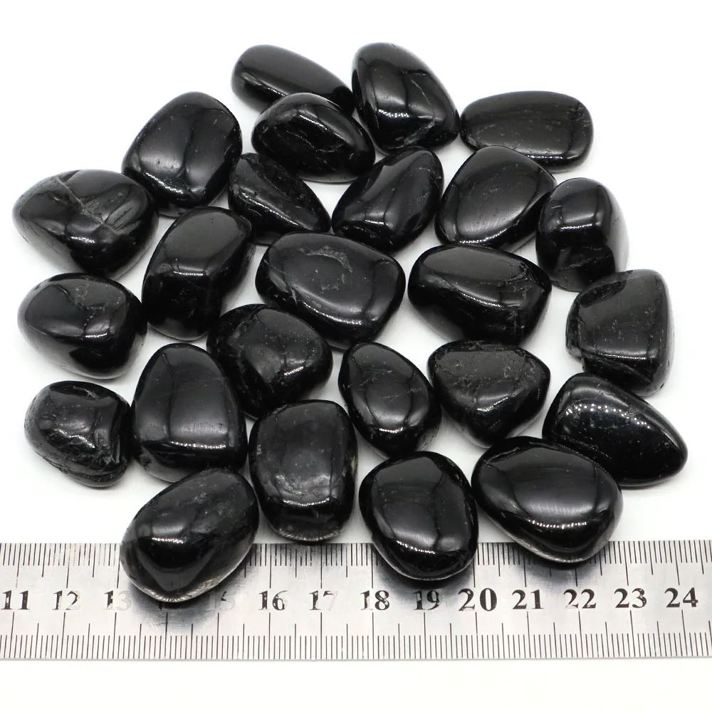 Natural Black Tourmaline Healing Crystal Stone
