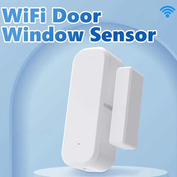 Smart Home Security Protection Alarm System, Tuya WiFi Smart Door Window Sensor, Door Open Closed Detectors