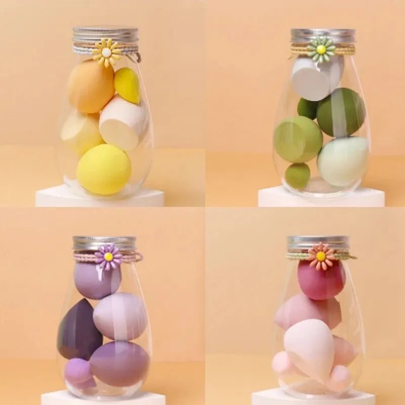 Dry & Wet Dual-Use Makeup Sponge Beauty Blender, Teardrop Diagonal Cut Powder Puff with Individual Packaging, No Powder
