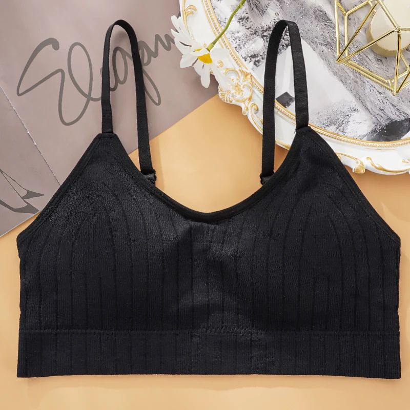 Seamless Wireless Padded Bralette Crop Top