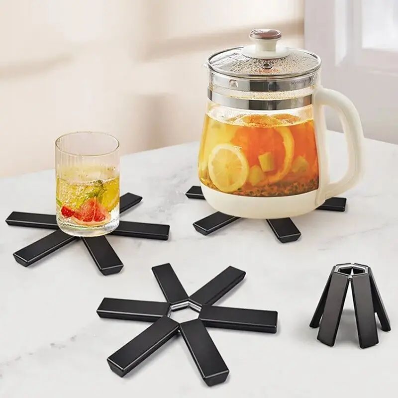 2024 Folding Heat-Insulation Pot Mat and Kitchen Coaster