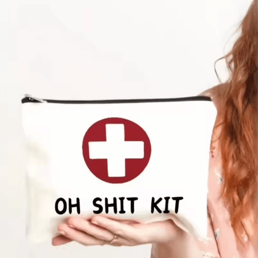 Canvas OH SHIT KIT Emergency First Aid and Travel Pouch