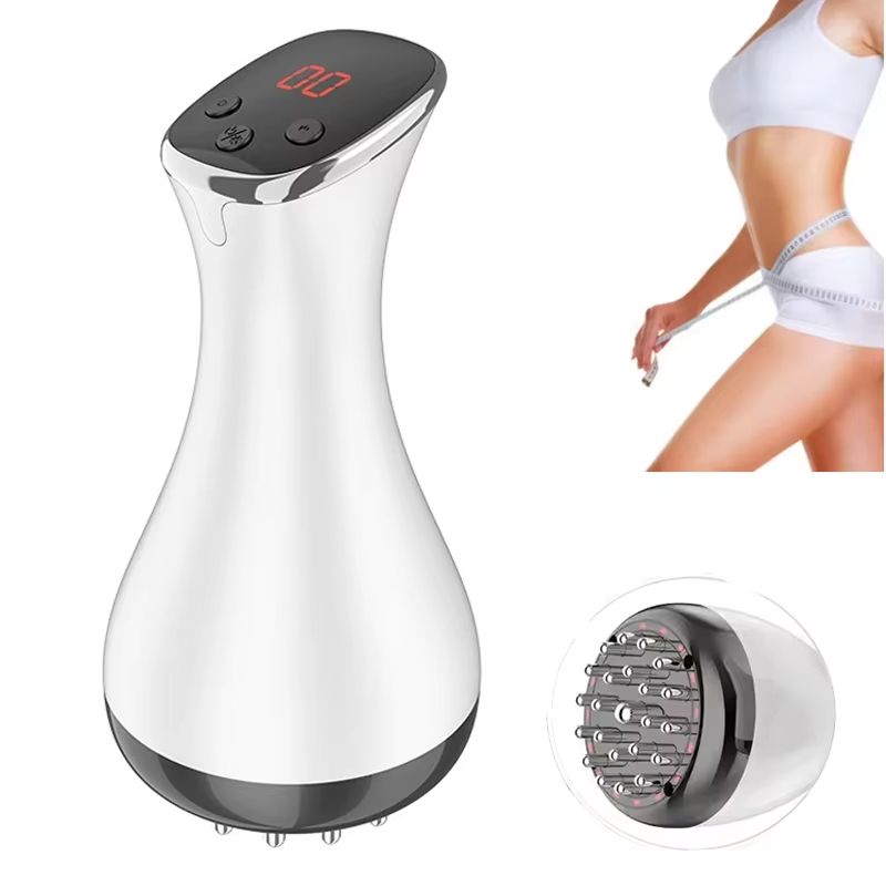 Electric Meridian Gua Sha Body Massager with Microcurrent, Vibrate & Hot Compress Therapy