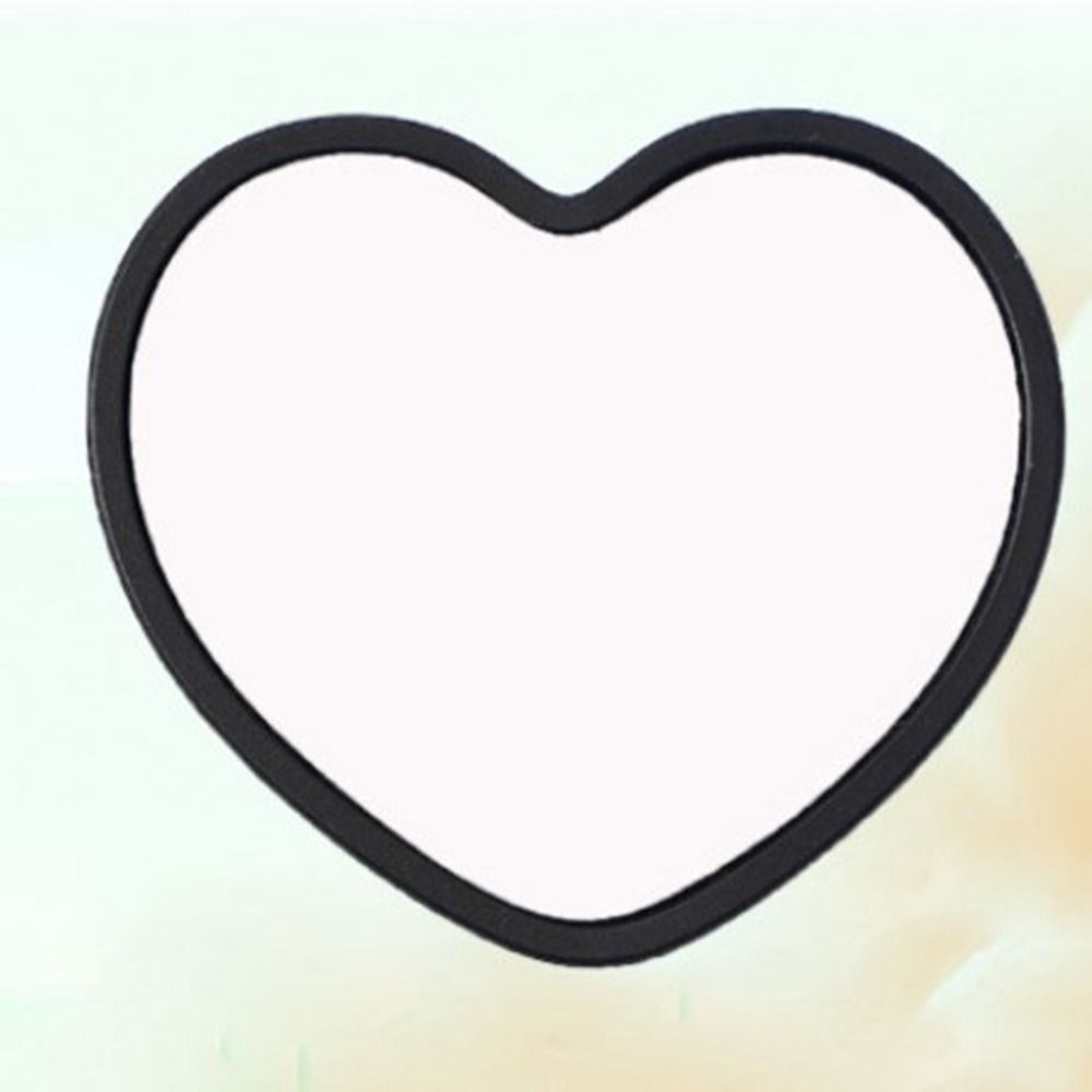 Heart-shaped Handheld Mirror High-definition Little Beauty Mirror for Dormitory Make-up