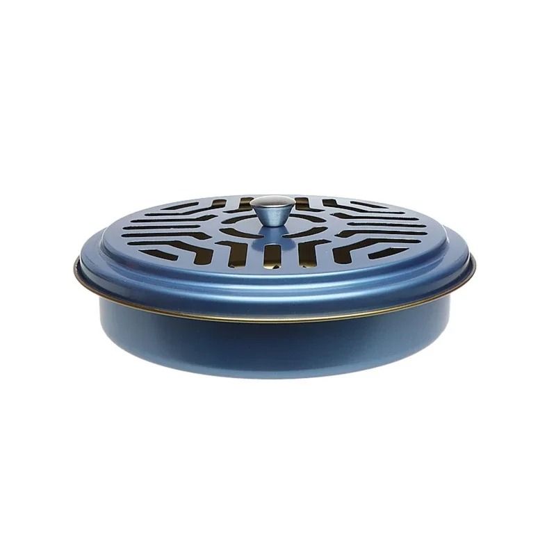 Stainless Steel Mosquito Coil Holder with Protective Cover