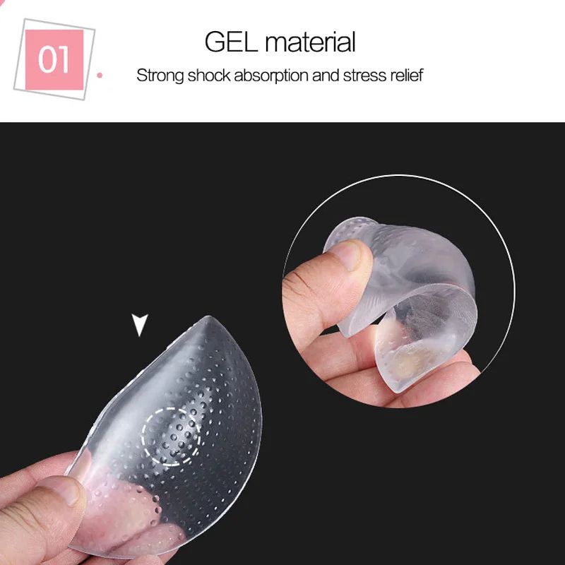 Silicone Orthotic Arch Support Insoles for Flat Feet Comfort Shoe Inserts