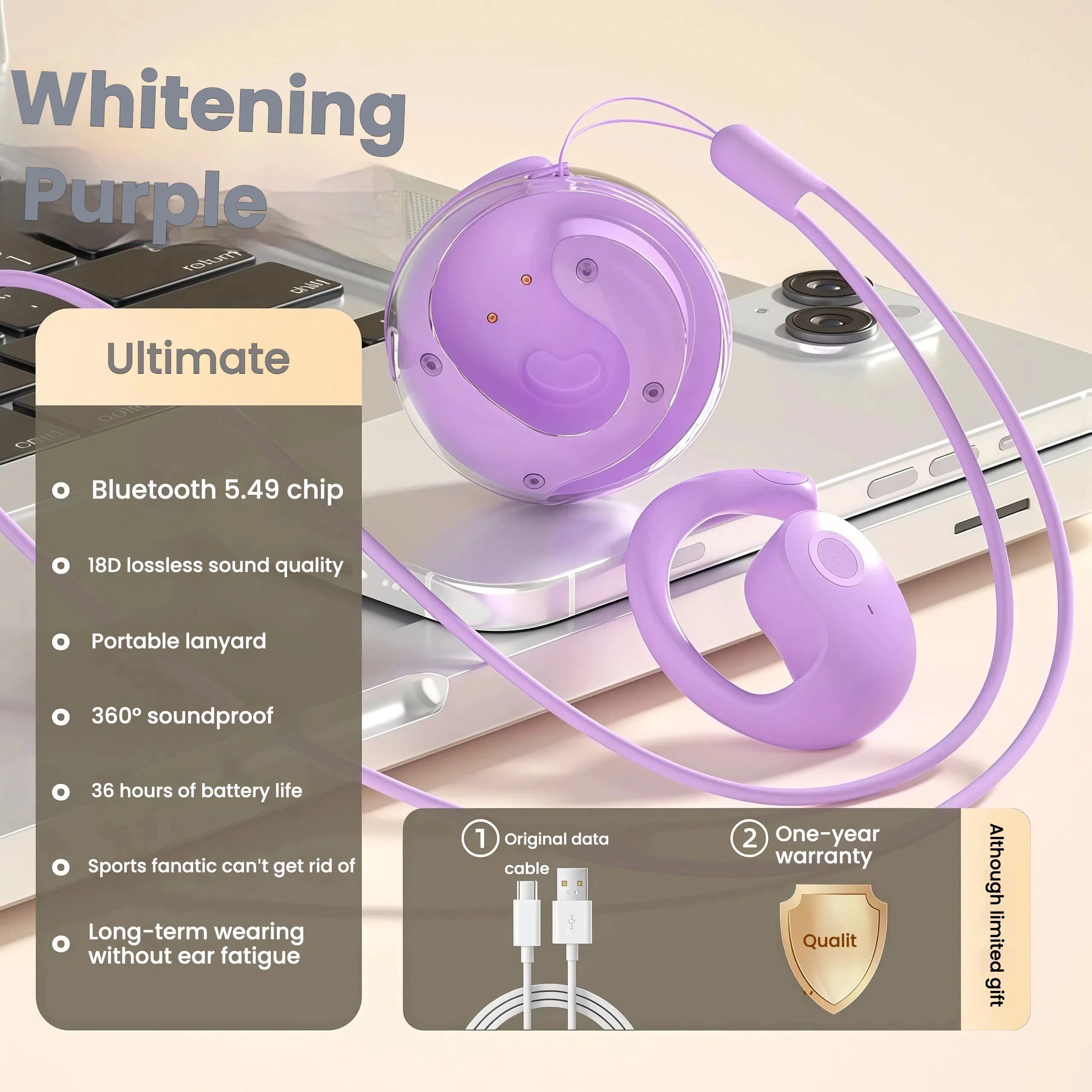 AI Real-Time Translation Earbuds with Bluetooth & 150-Language Support