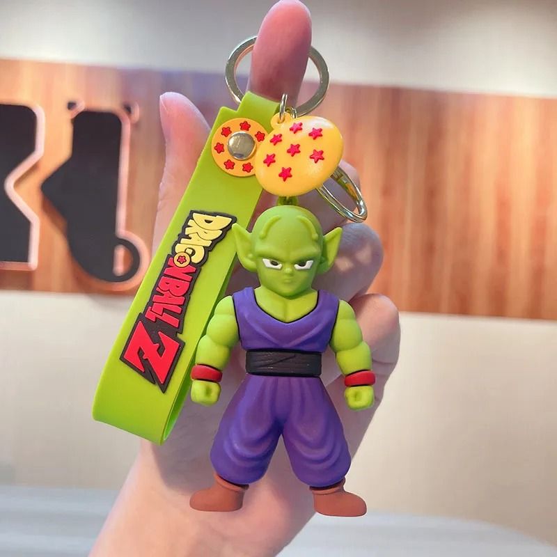 PVC Cartoon Keychain Set Featuring Popular Action Figures