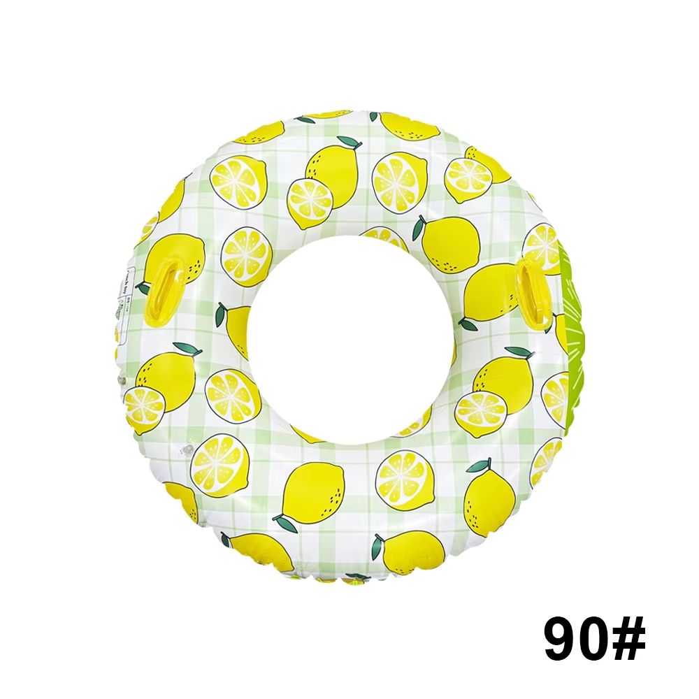 LemonSplash Inflatable Under-arm Hoop – Lemon Print Inflatable Pool & Beach Floating Ring
