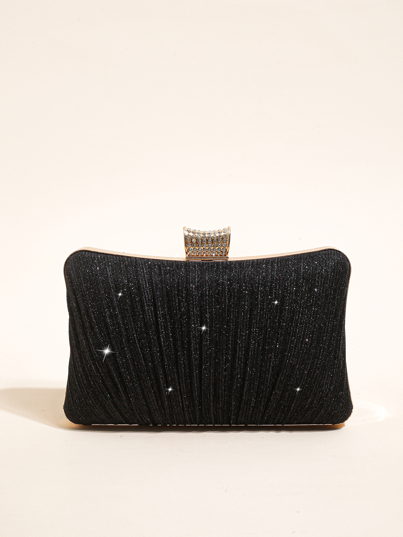 Elegant Sparkling Clutch Purse for Brides and Bridesmaids Detachable Chain Evening Handbag for Special Occasions