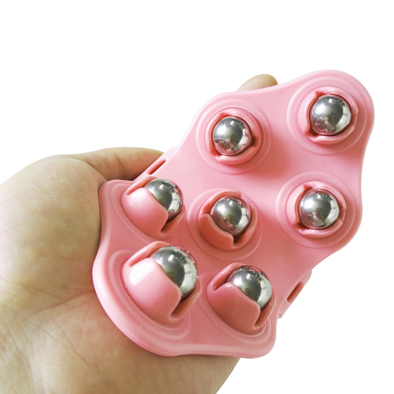 Anti-Cellulite Muscle Pain Relief Roller Ball Glove, Relax Massager, Body Massage Tool For Neck Back Shoulder Buttocks