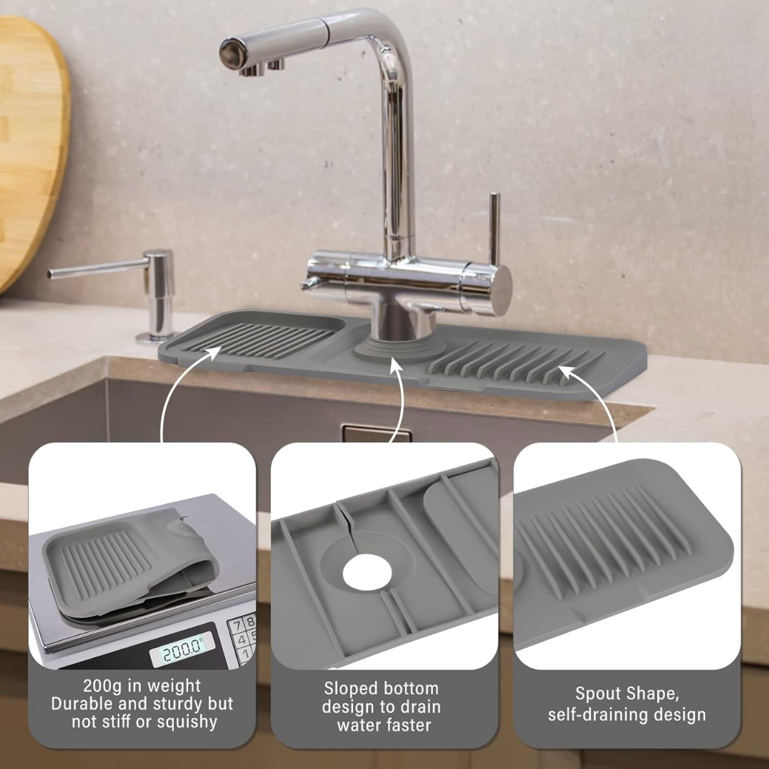 Kitchen Sink Silicone Splash Guard