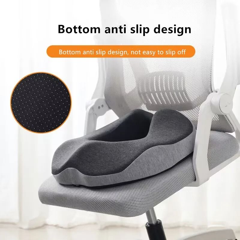 Donut Shape Memory Foam Cushion for Tailbone Sciatica and Hemorrhoid Pain Relief