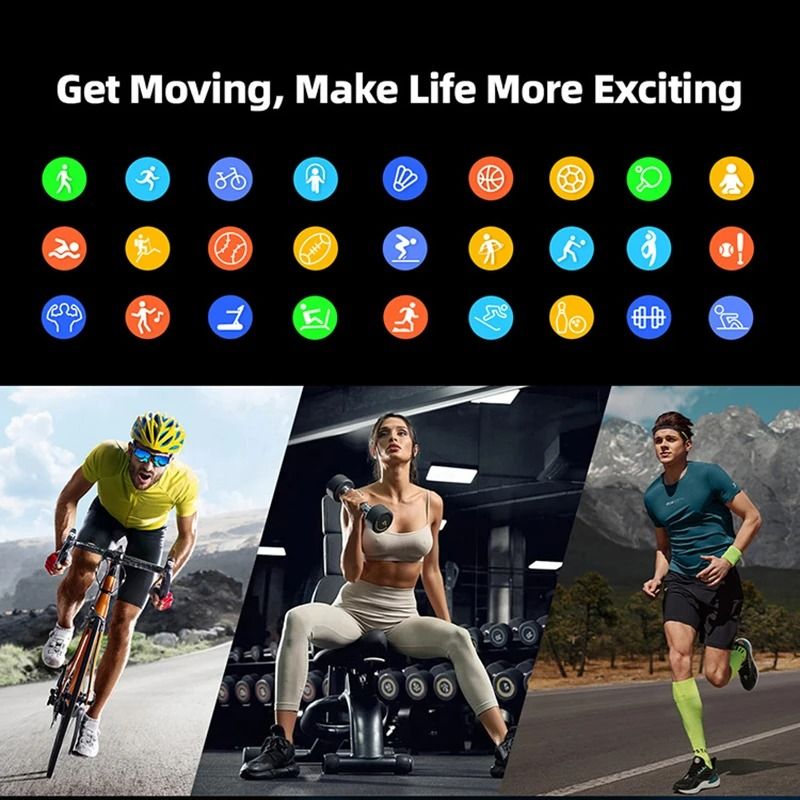 Ultra-Thin Smart Watch with 1.96