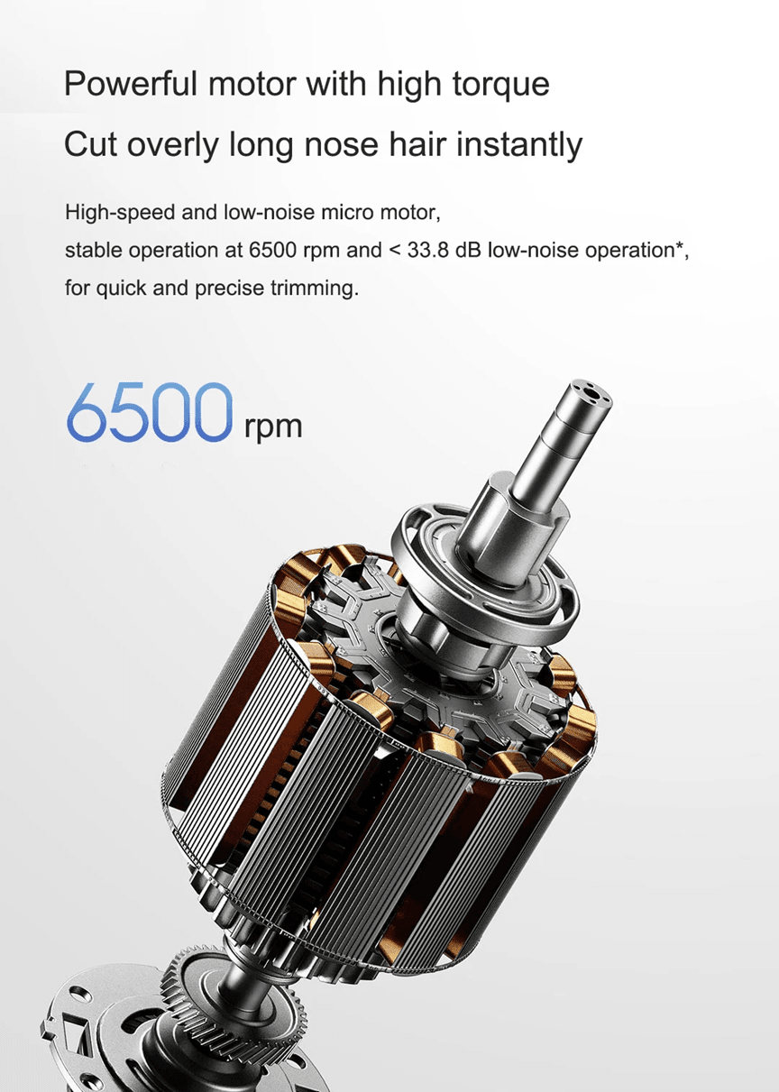 Xiaomi Mijia GentleGauge Rechargeable Nose Ear & Eyebrow Trimmer
