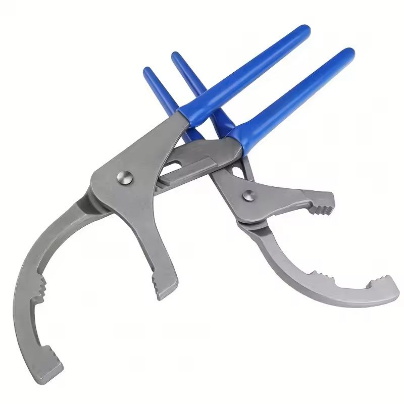 9-Inch Adjustable Oil Filter Pliers Non-Slip Clamp Wrench for Car, SUV & Truck Maintenance