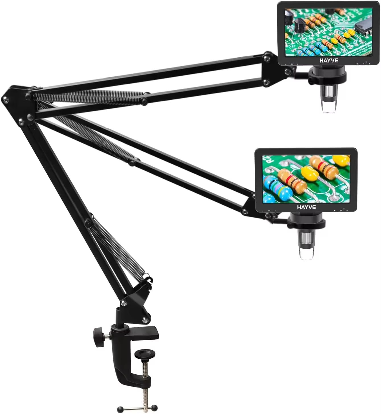 Adjustable Flexible Microscope Arm Stand Metal Bracket Mount