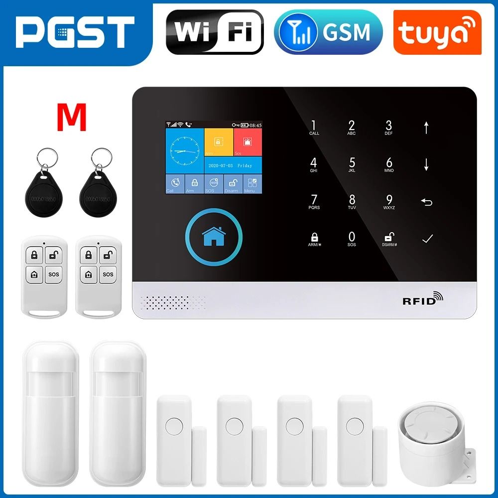 PGST 103 4G WiFi GSM Home Security Alarm System