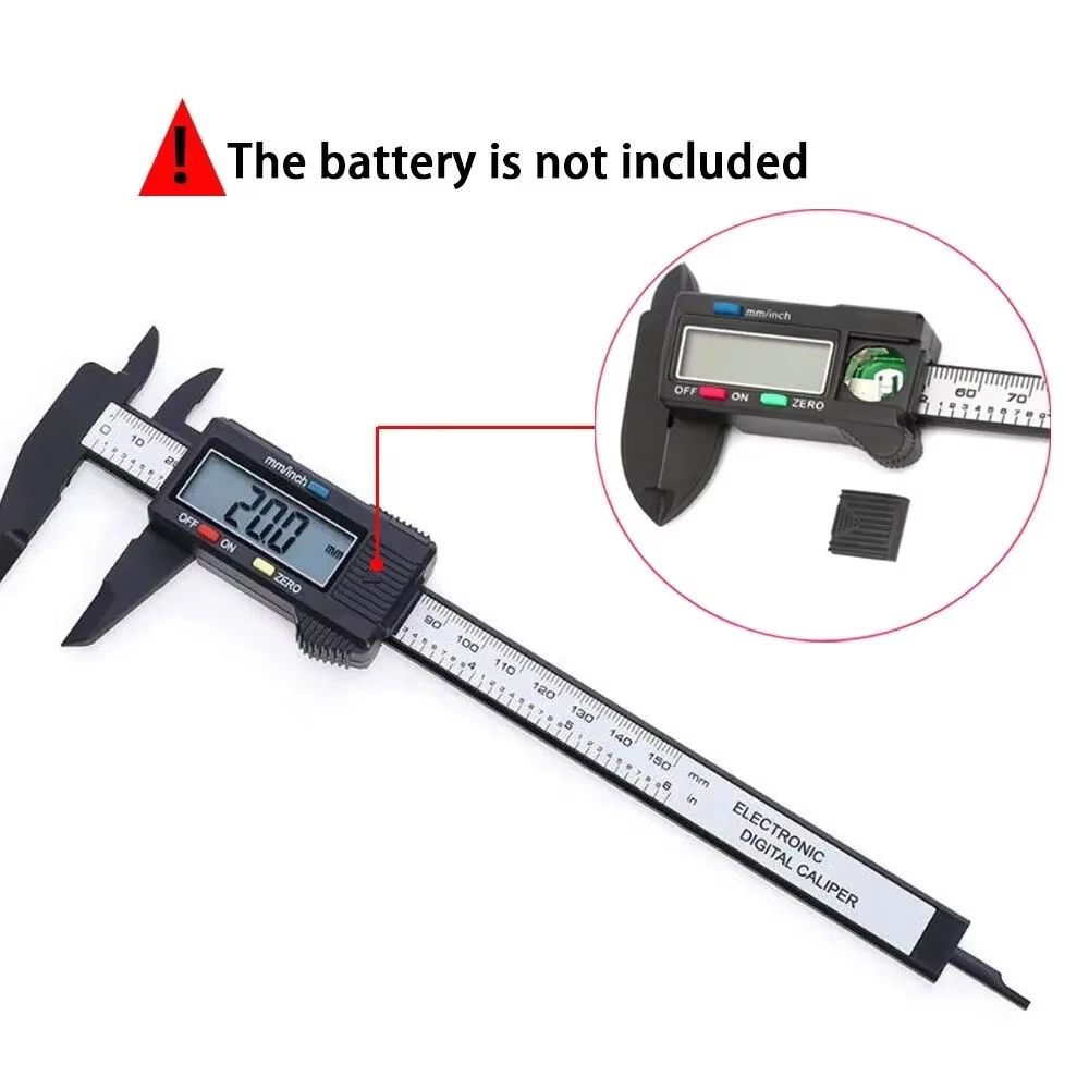 Carbon Fiber Digital Caliper Electronic Measuring Tool